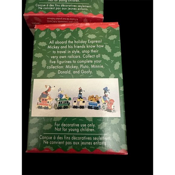 Merry Miniatures Mickey Express Train Set - Mickey Pluto Minnie Donald & Goofy - Picture 3 of 6